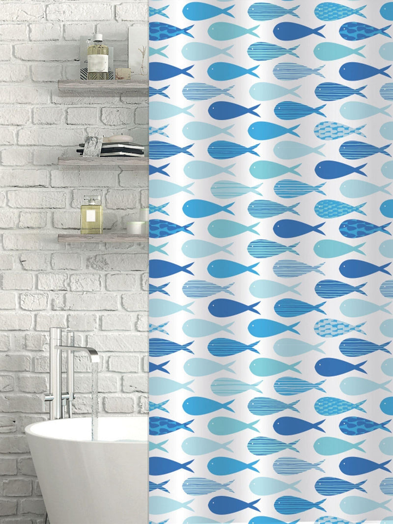 Showerdrape White Aquarium shower curtain 180 x 180cm (British brand)