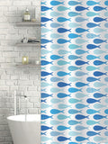 Showerdrape White Aquarium shower curtain 180 x 180cm (British brand)