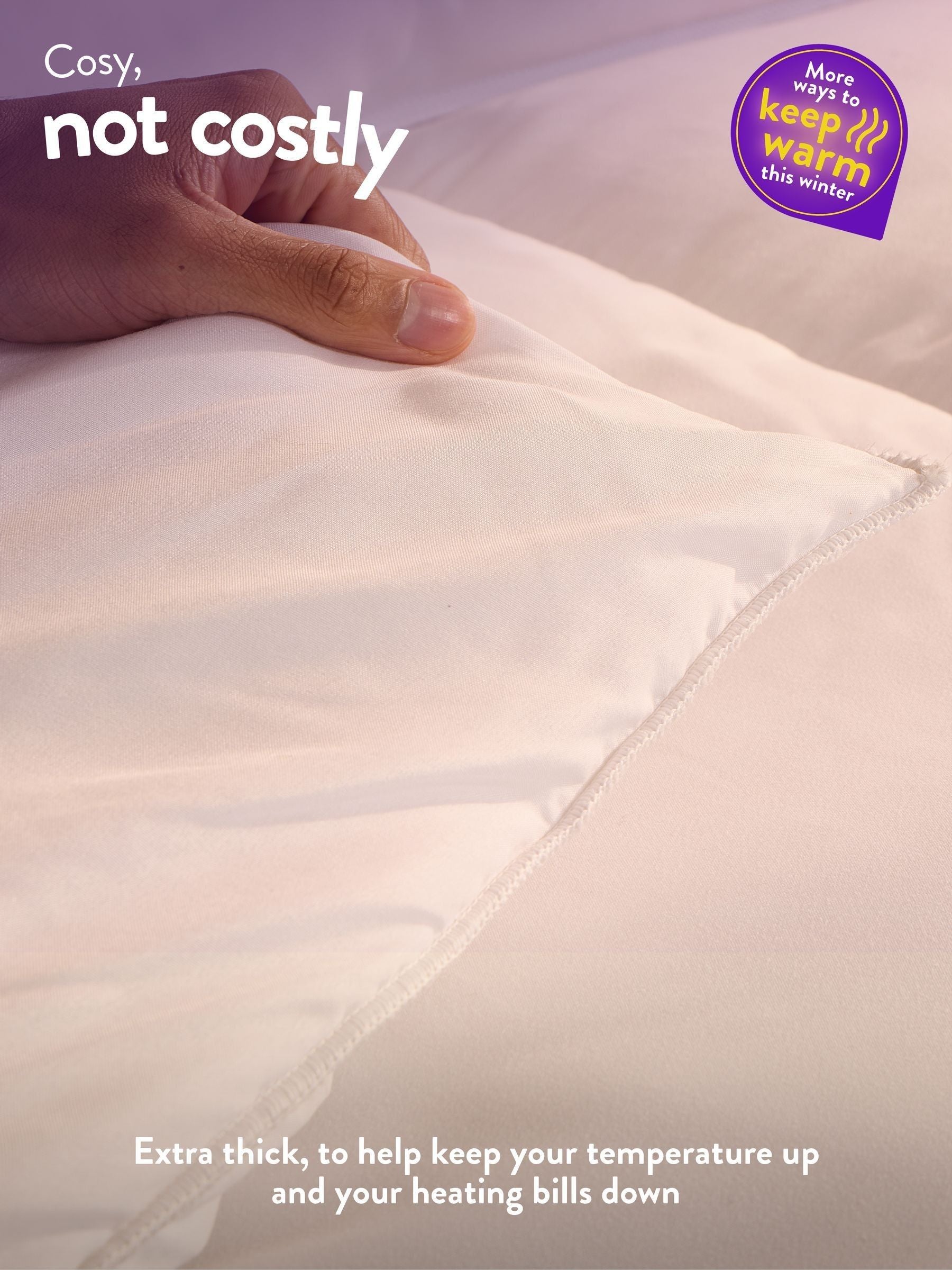 Slumberdown Cosy Nights 15 Tog Duvet (British brand)