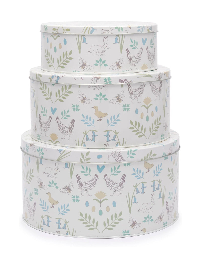 Sophie Allport Spring Chicken Cake Tin Set of 3 (British brand)