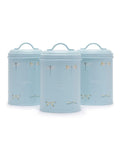 Sophie Allport teal blue dragonfly storage tins set of 3 (British brand)