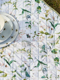 Sophie Allport off white wild floral picnic blanket 200cm x 150cm (British brand)