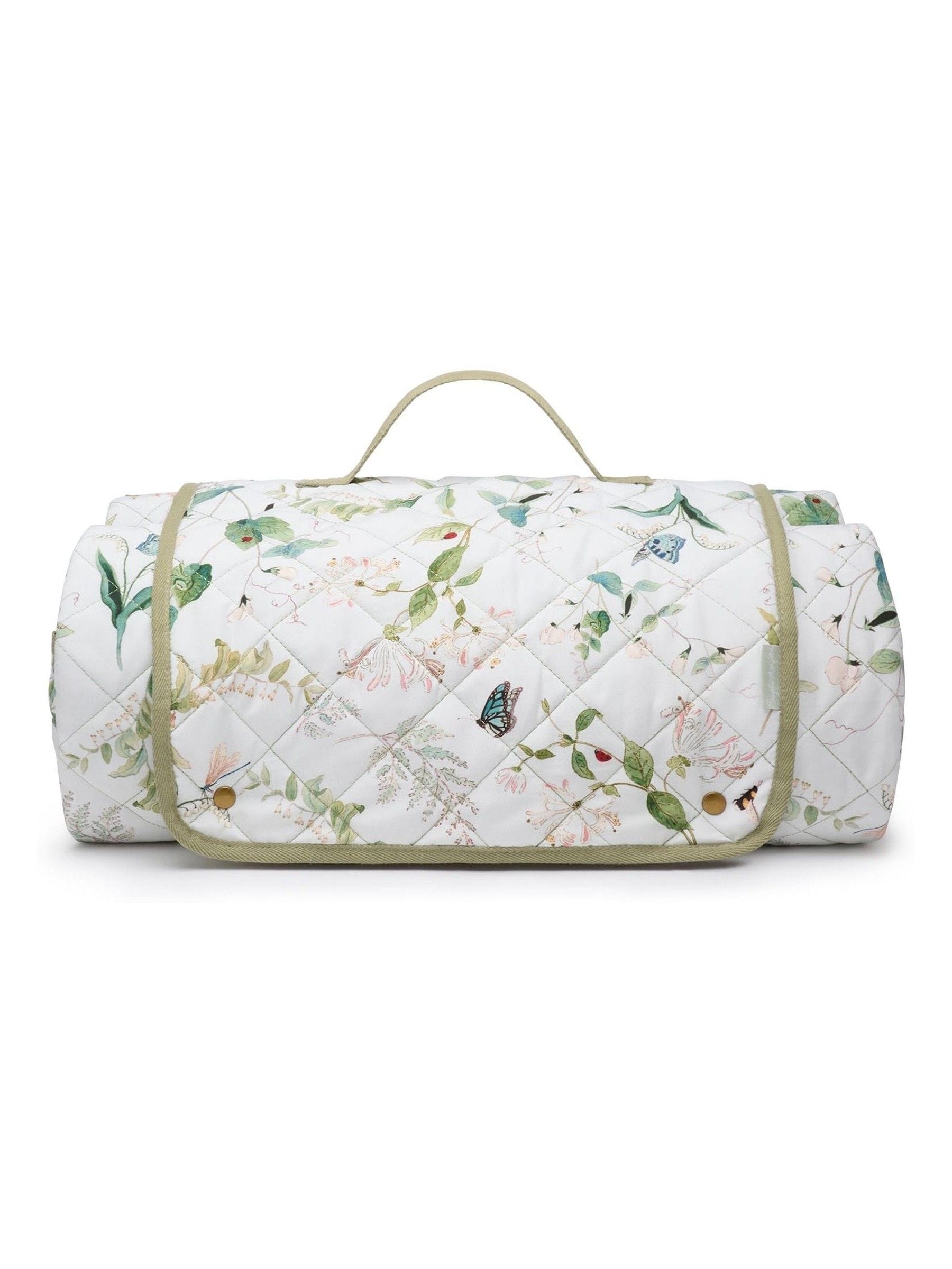 Sophie Allport off white wild floral picnic blanket 200cm x 150cm (British brand)