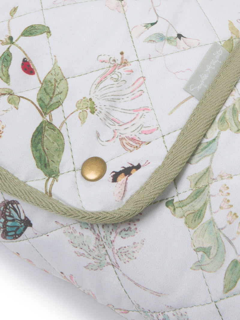 Sophie Allport off white wild floral picnic blanket 200cm x 150cm (British brand)