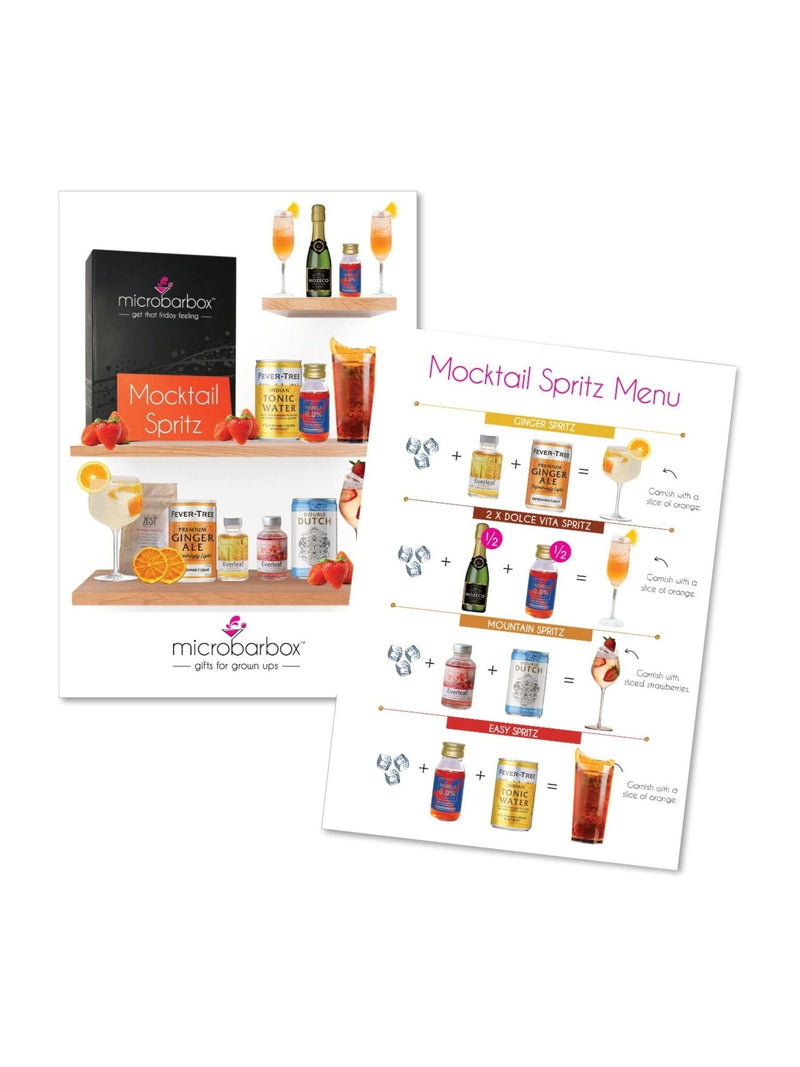 MicroBarBox mocktail spritz set, imported from the UK