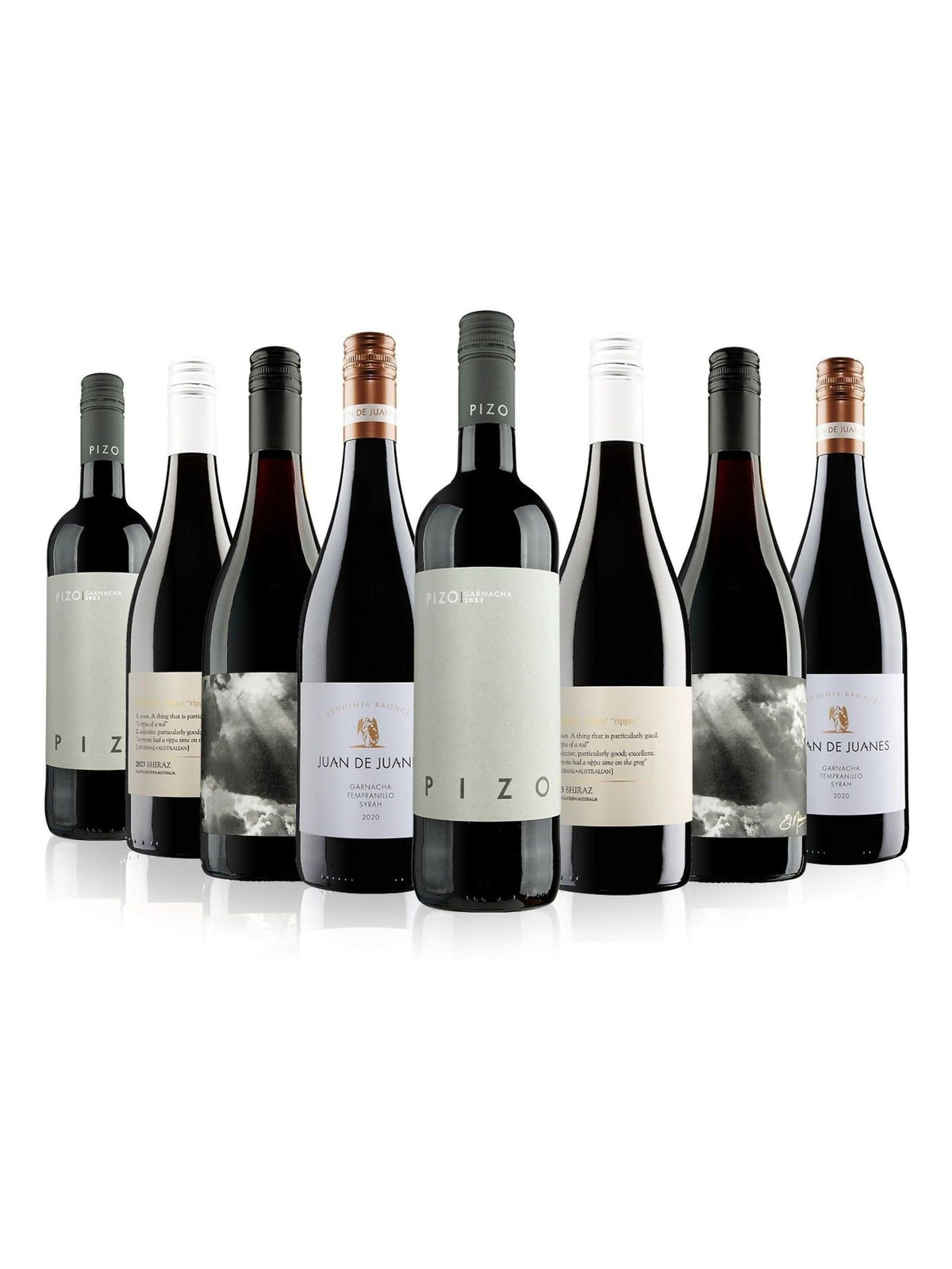 Virgin Wines red wine case 8 bottle (British brand)