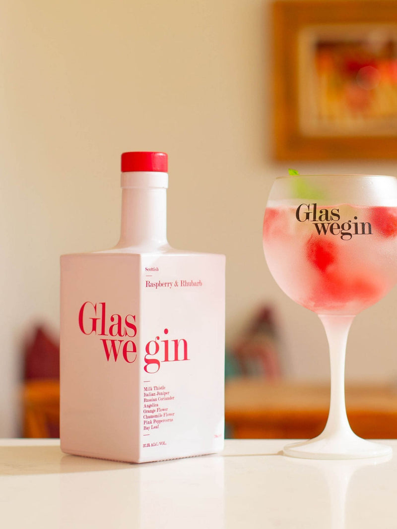 DrinksTime Glaswegin Raspberry & Rhubarb Gin - British product