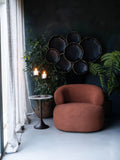 Libra Interiors Rutland brown large hurricane candle holder, UK version