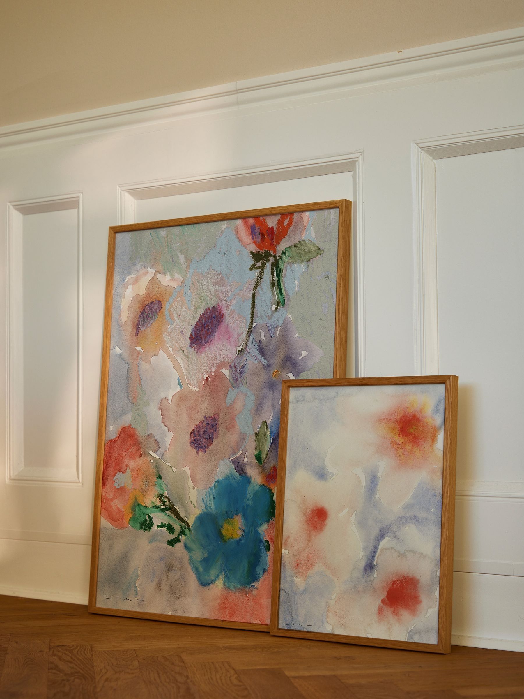 Paper Collective Three Flowers art print, imported from the UK