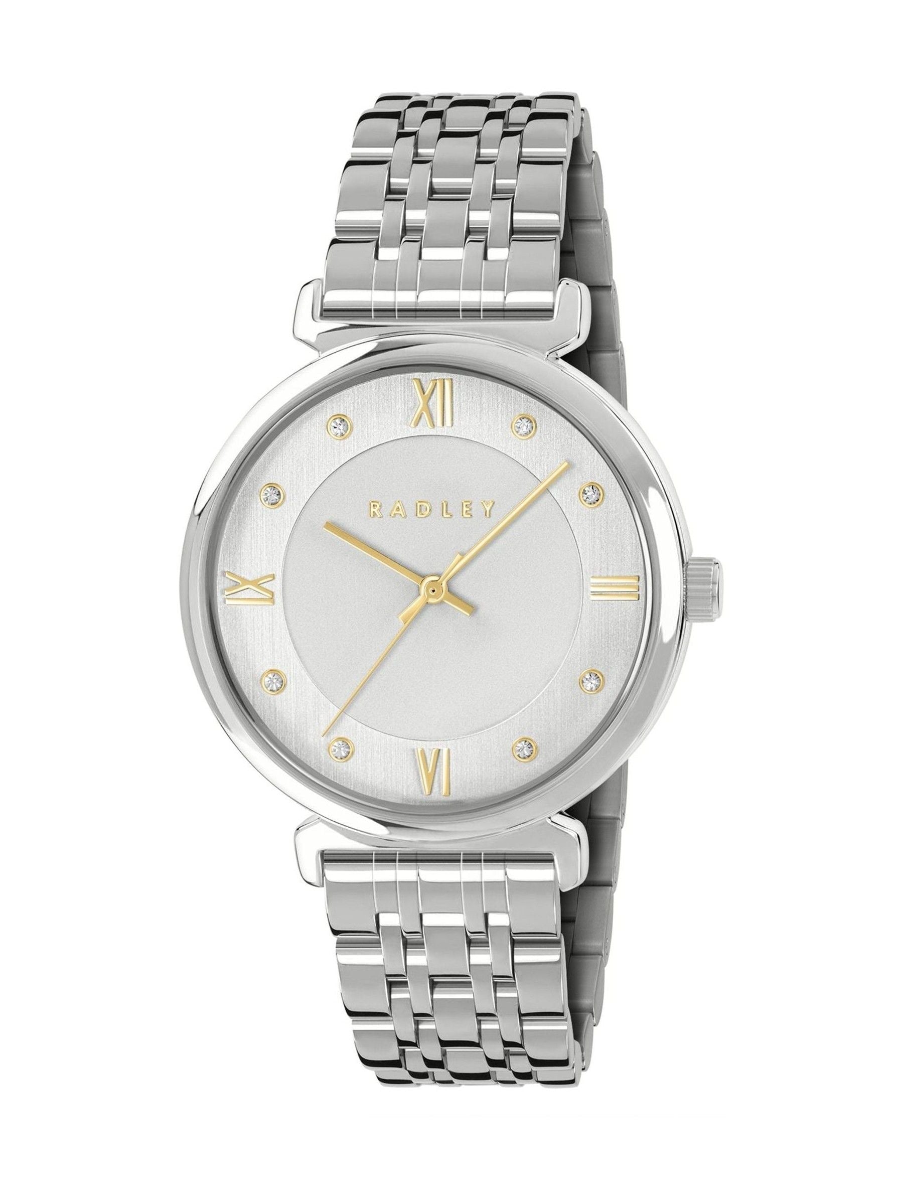 Radley Silver Tone T-Bar Bracelet Watch 35mm, imported from the UK