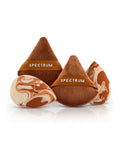Spectrum Collections Pumpkin Spice Brush Sponge and Powder Puff Gift Set