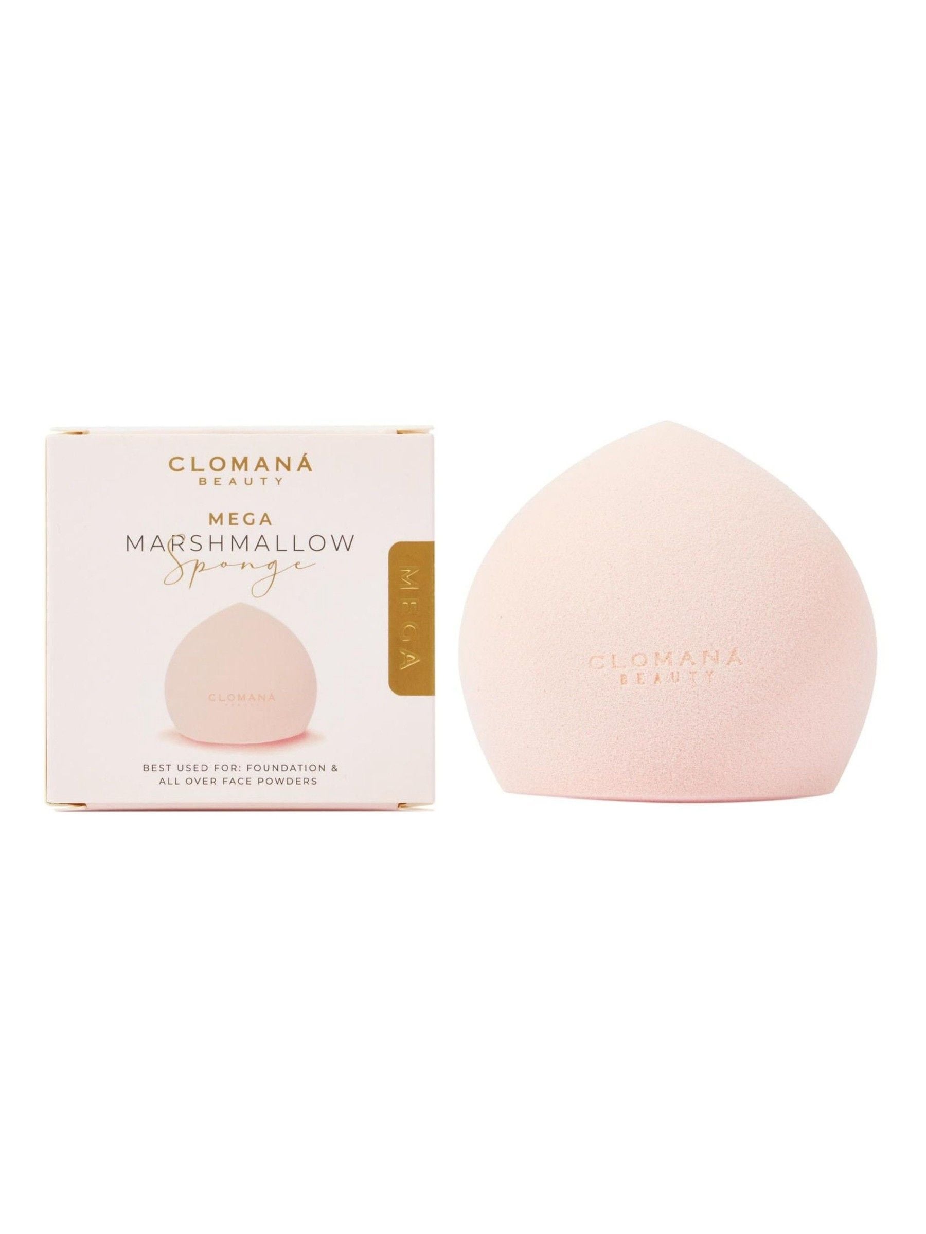 CLOMANÁ Beauty Mega Marshmallow Makeup Sponge Shape 2 - British product