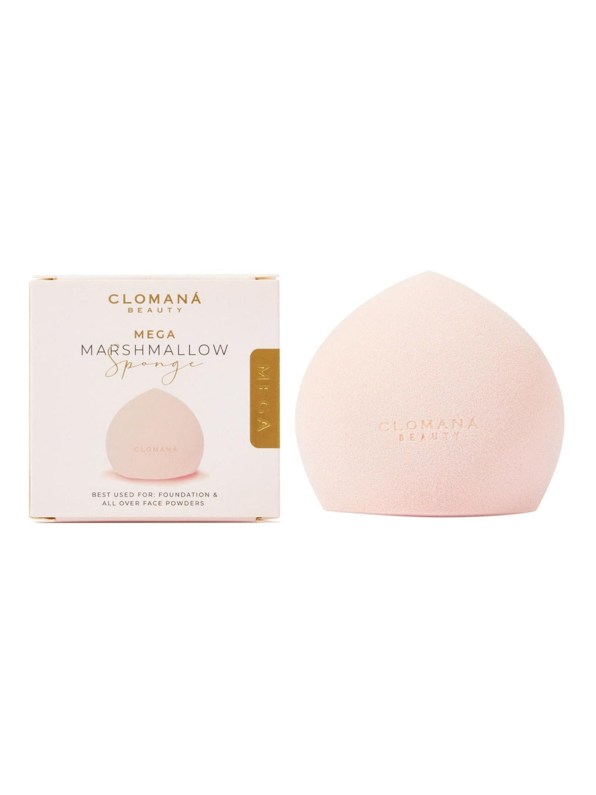 CLOMANÁ Beauty Mega Marshmallow Makeup Sponge Shape 2 - British product