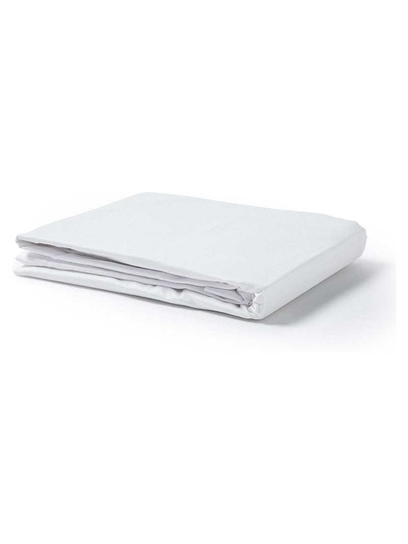 FBC white plain dye fitted sheet - British product
