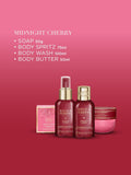Baylis & Harding Midnight Cherry Luxury Travel Wash Bag Gift Set