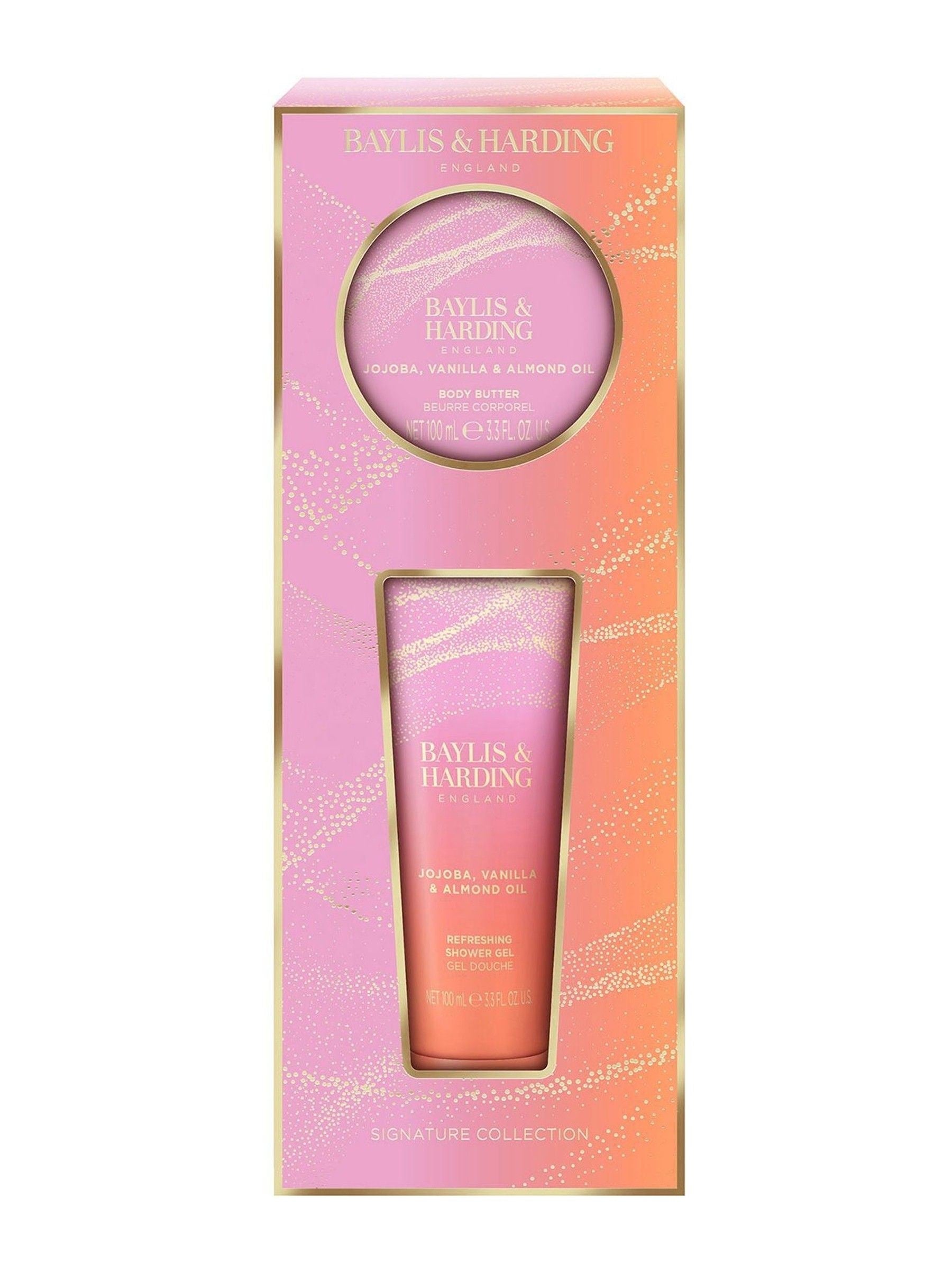 Baylis & Harding Jojoba, Vanilla & Almond Oil Indulgent Body Pamper Duo Gift Set