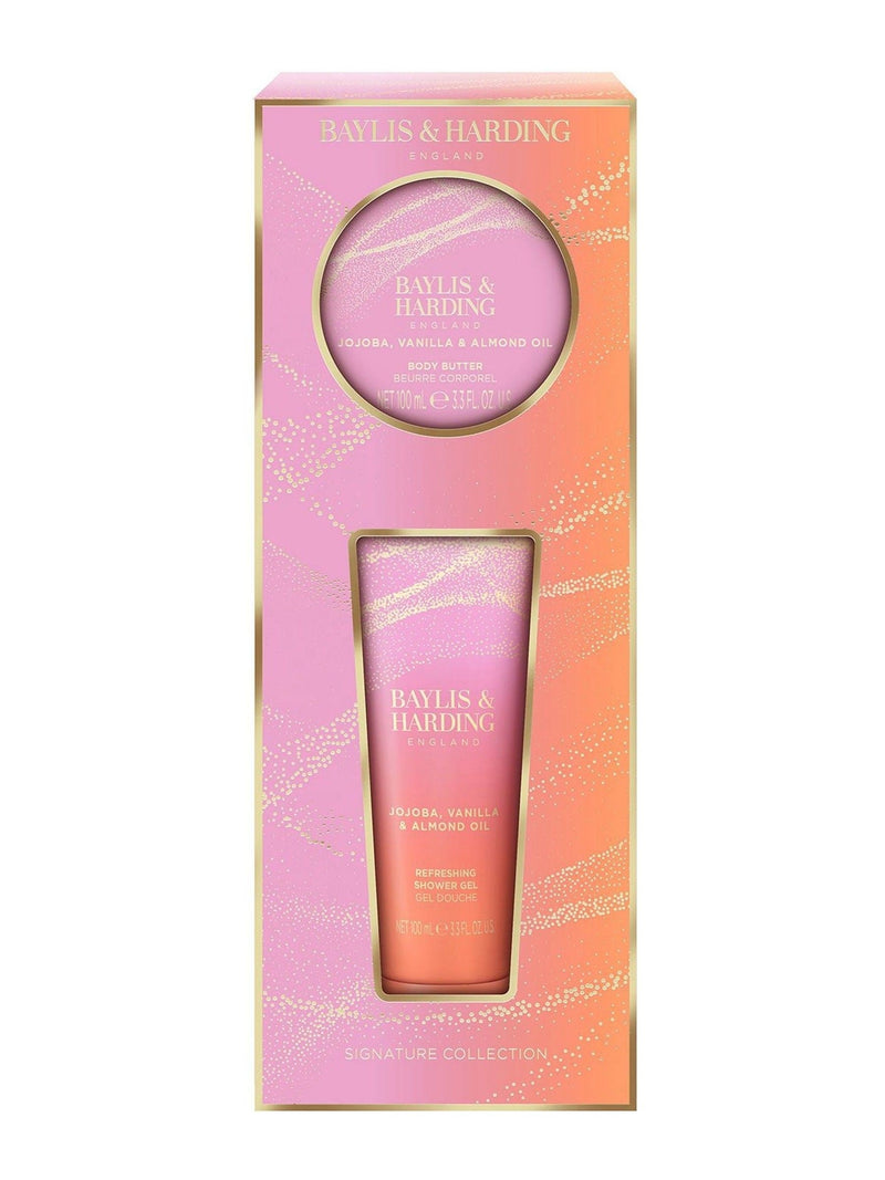 Baylis & Harding Jojoba, Vanilla & Almond Oil Indulgent Body Pamper Duo Gift Set