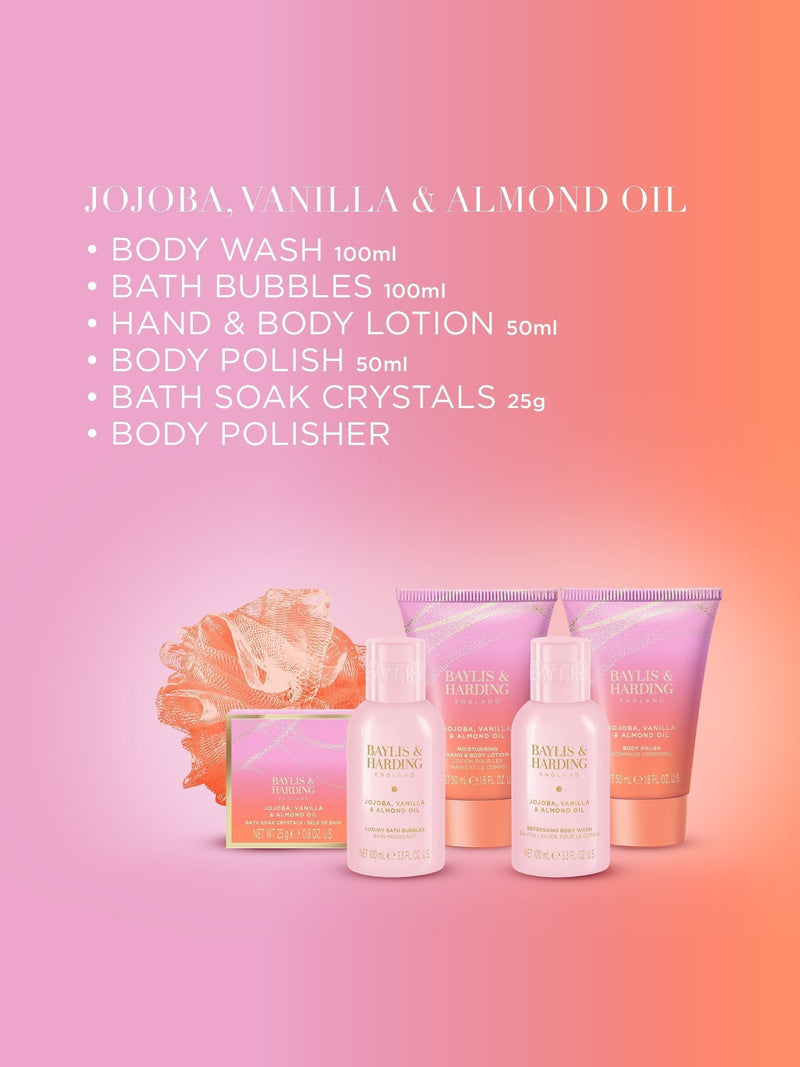 Baylis & Harding Jojoba, Vanilla & Almond Oil Luxury Pamper Present Gift Set
