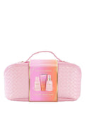 Travel Wash Bag Set with Body Spritz, Body Wash, and Hand Cream 100ml Each