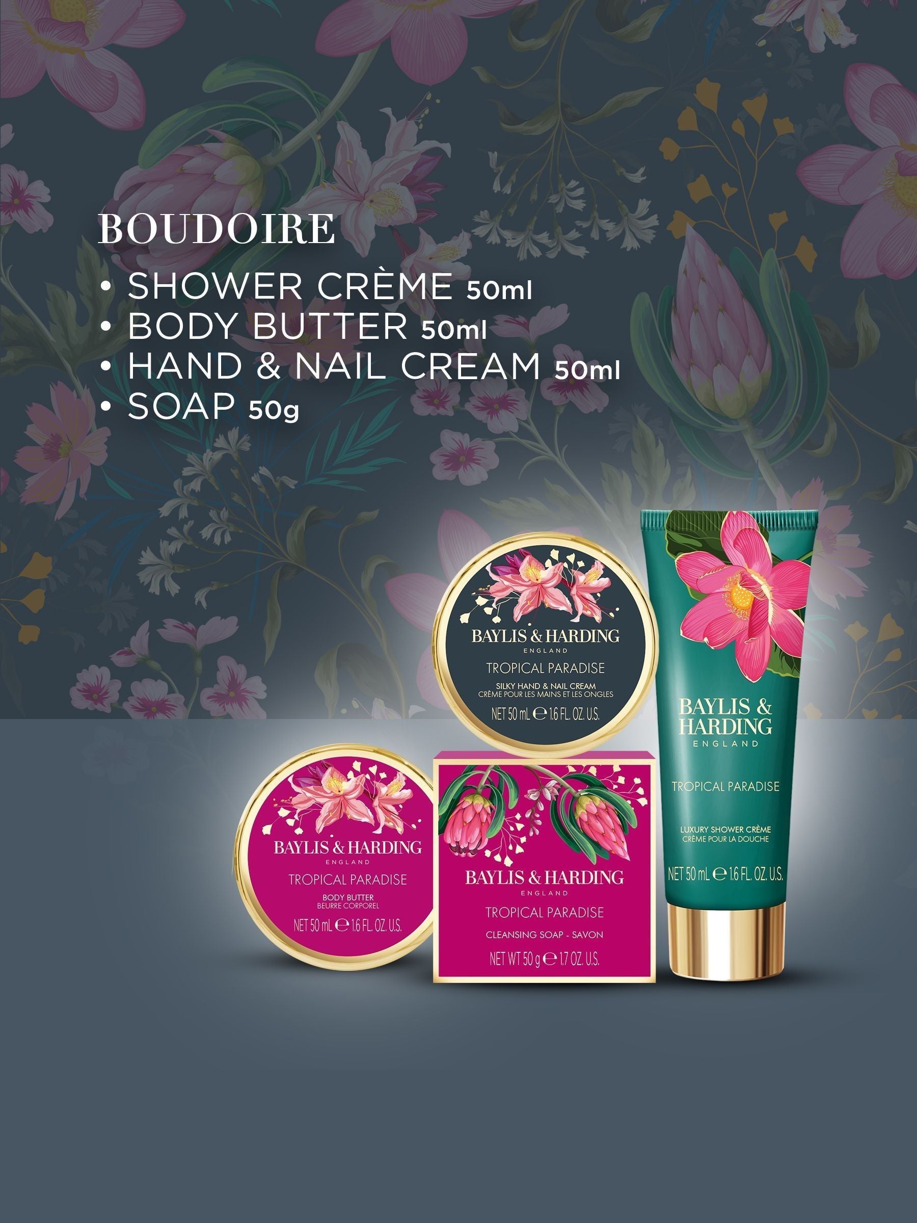 Baylis & Harding Boudoire Luxury Pamper Tin Gift Set