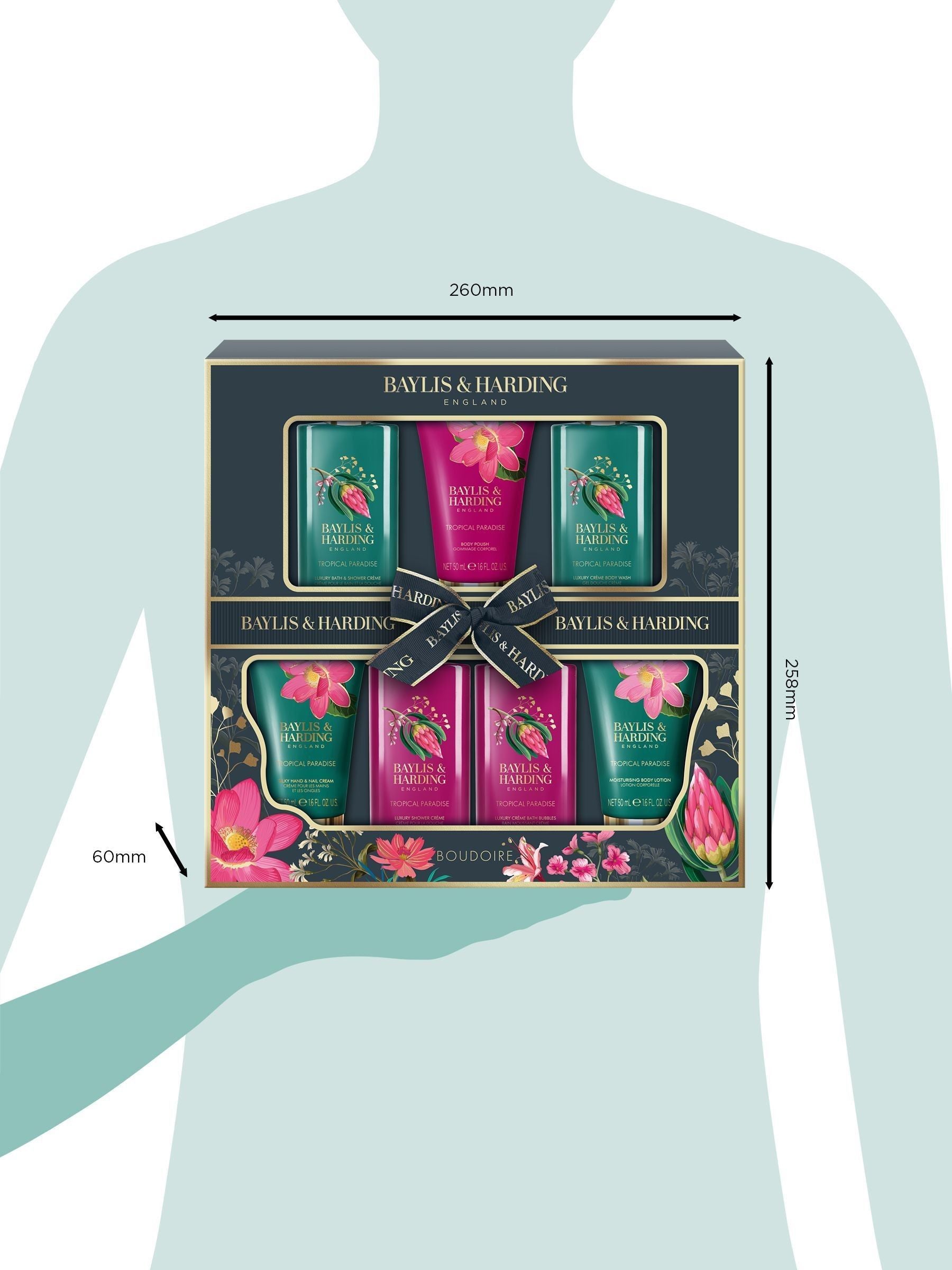 Baylis & Harding Boudoire Luxury bath and body gift set - British product