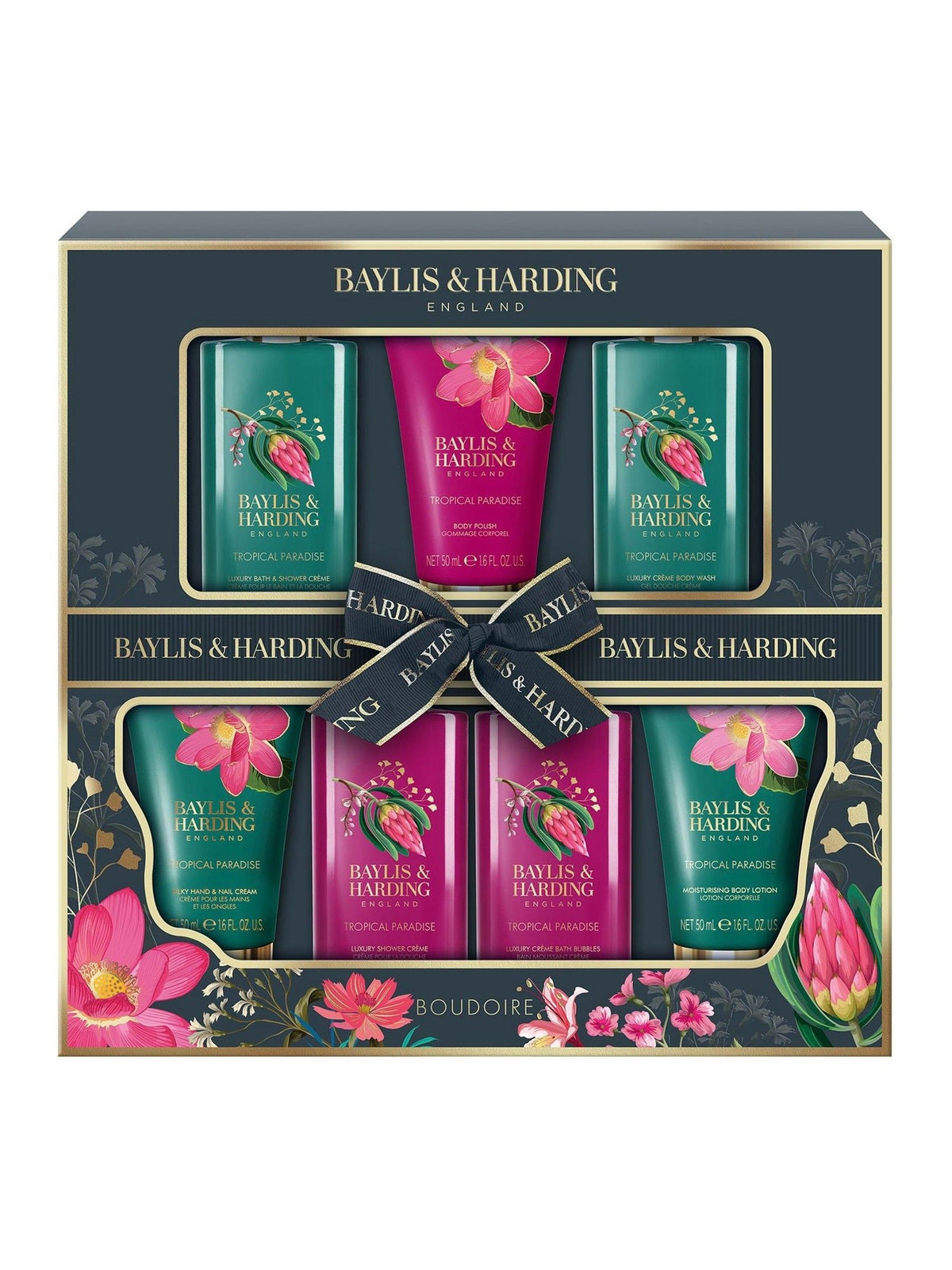 Baylis & Harding Boudoire Luxury bath and body gift set - British product