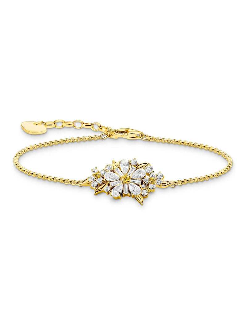 Thomas Sabo Yellow Lovely Daisy Bracelet Adjustable 16-19cm (British brand)