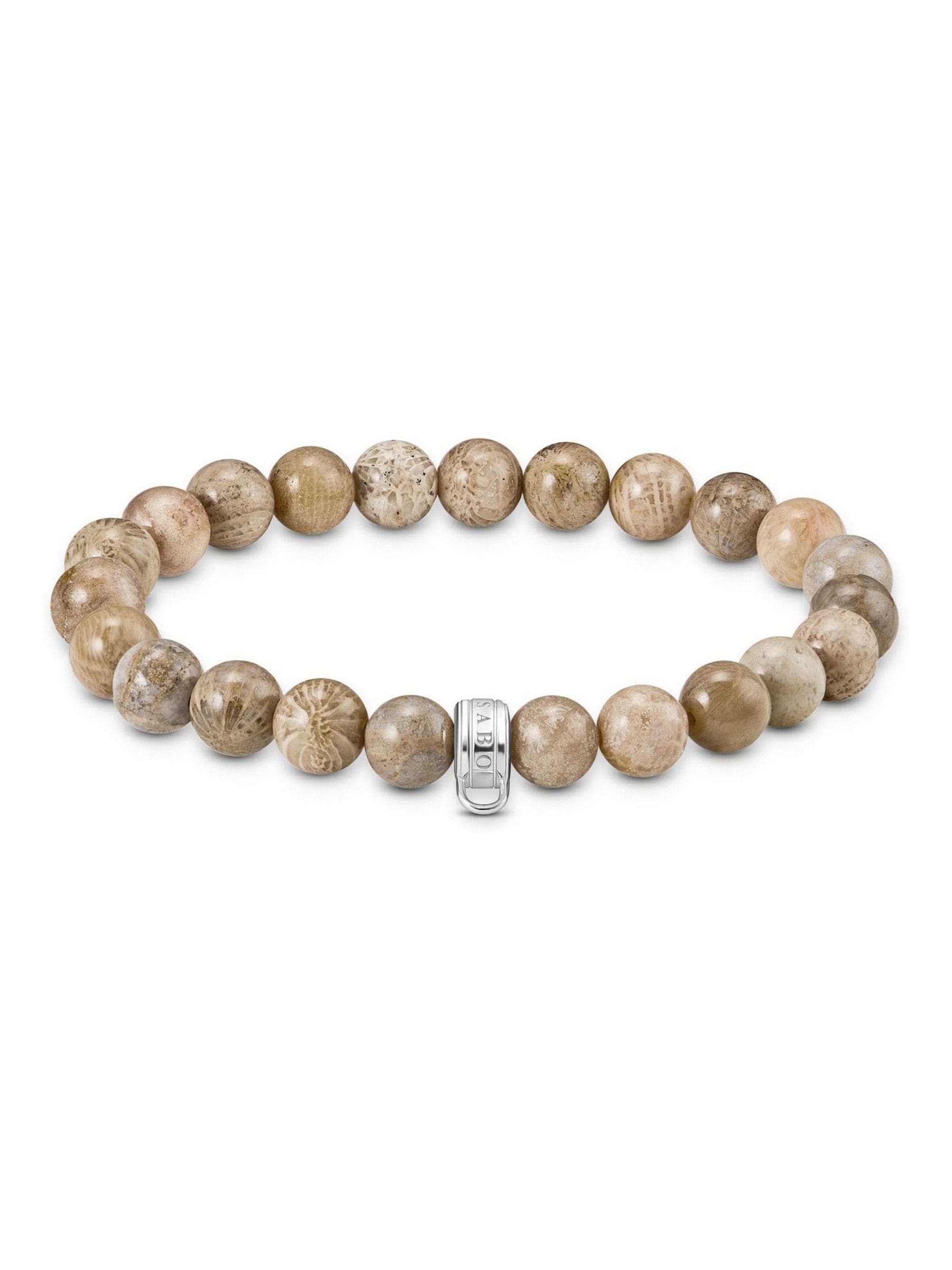 Thomas Sabo Blue Charm Club Bead Daisy Jasper Bracelet