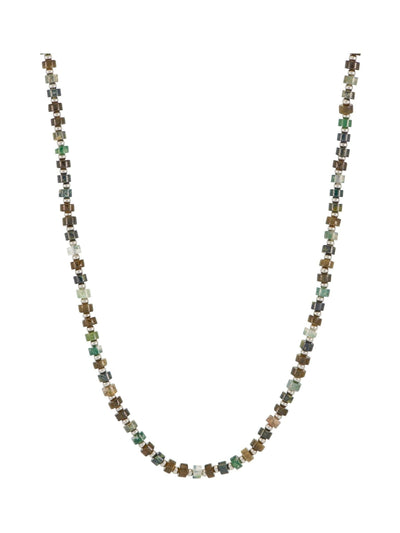 Bartlett Green Gemstone Rondelle Necklace