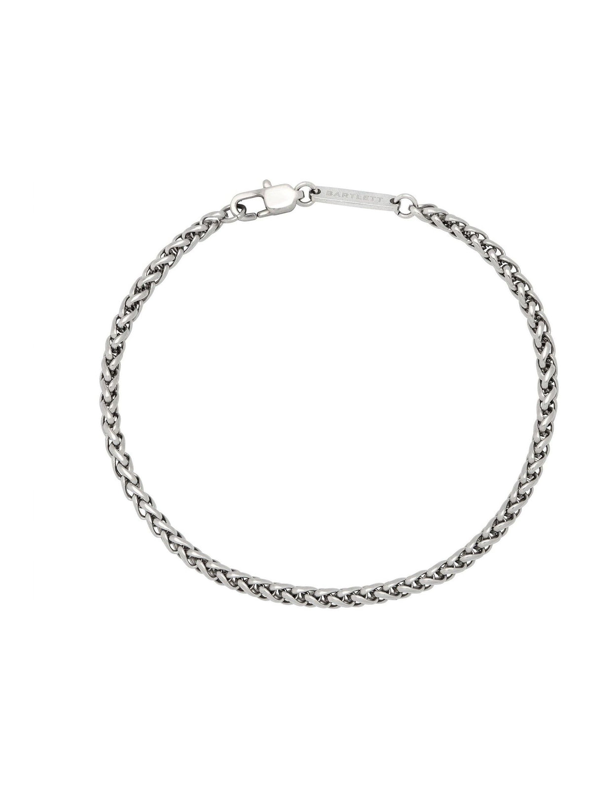 Bartlett London Spiga Chain Bracelet Silver Tone - British product