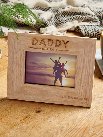 No Ordinary Gift Personalised Grandad Wooden Photo Frame 24.5 x 19.5 cm