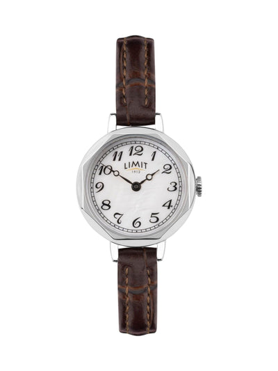 Limit Brown Hexagonal Analogue Watch with Strap 26mm