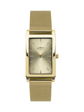 Limit Gold Tone Rectangular Analogue Watch 23mm, UK version