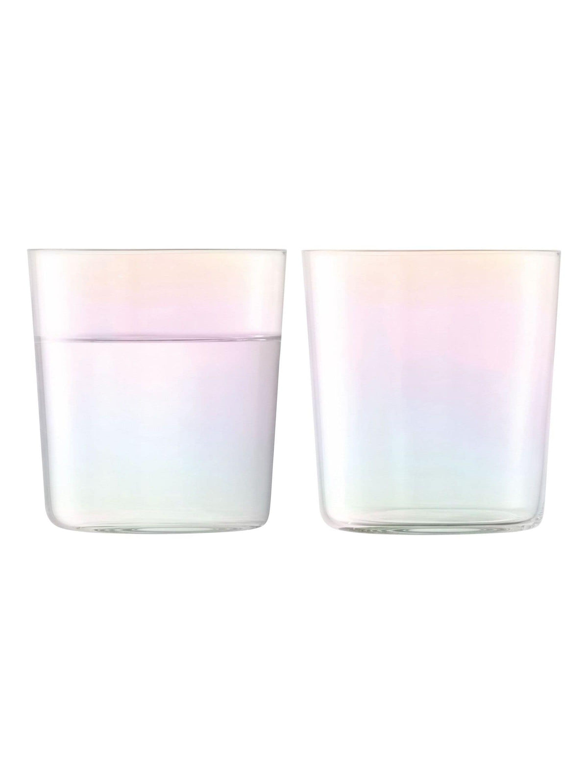 LSA International Set of 2 Mother of Pearl Iridescence Tumblers 390ml
