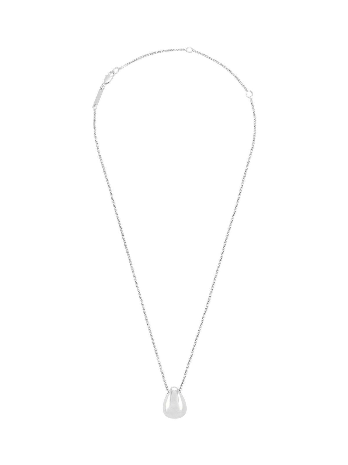 Estella Bartlett silver tone waterproof teardrop pendant necklace 44-48cm - British product
