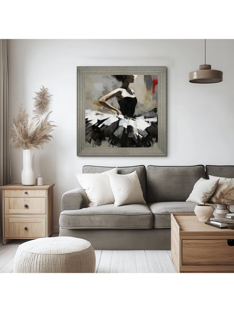 Multicoloured poise wall art 98x98 cm - British product