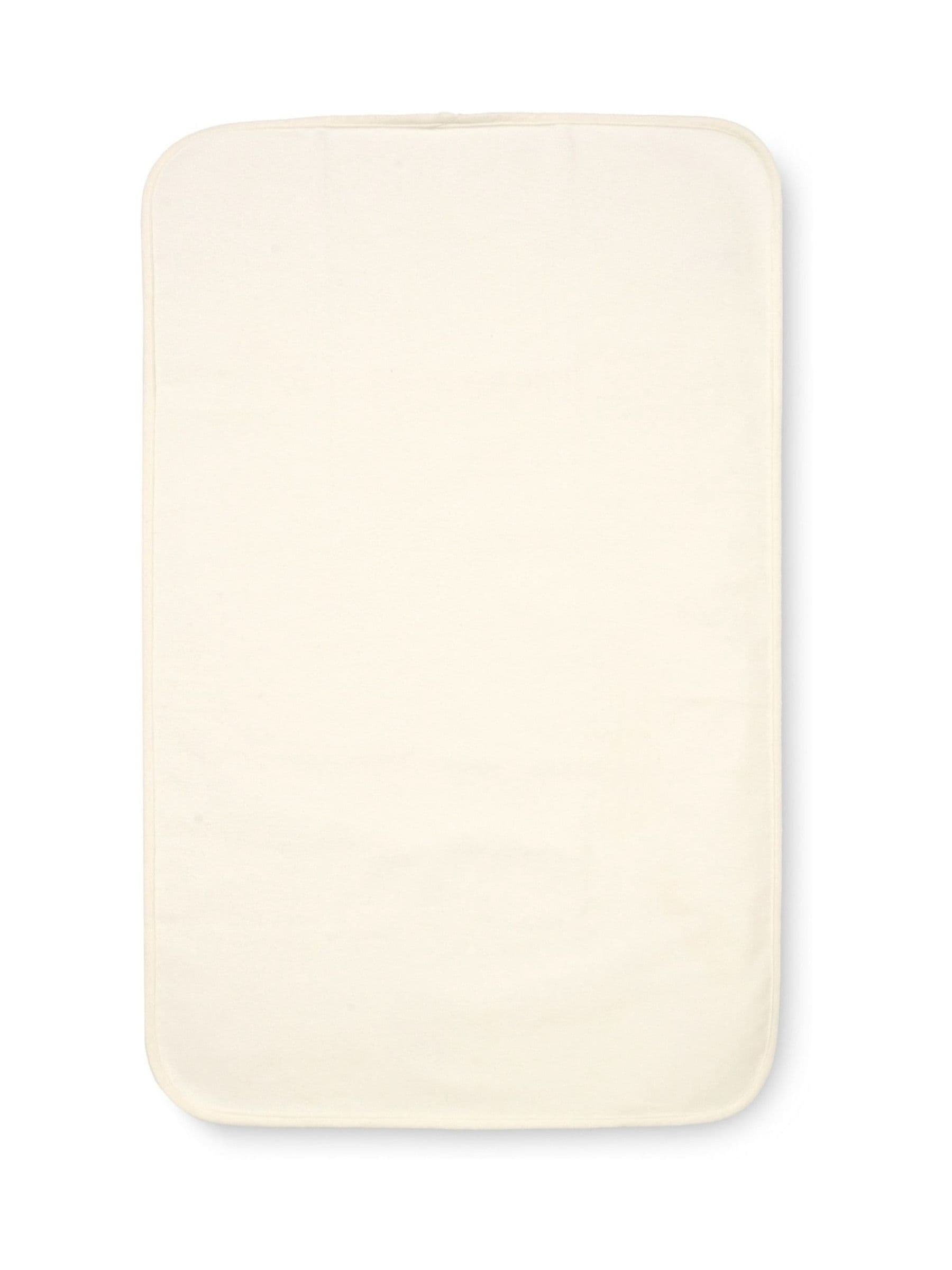 Tutti Bambini white bedside crib waterproof cotton mattress protector (British brand)