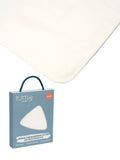 Tutti Bambini white bedside crib waterproof cotton mattress protector (British brand)