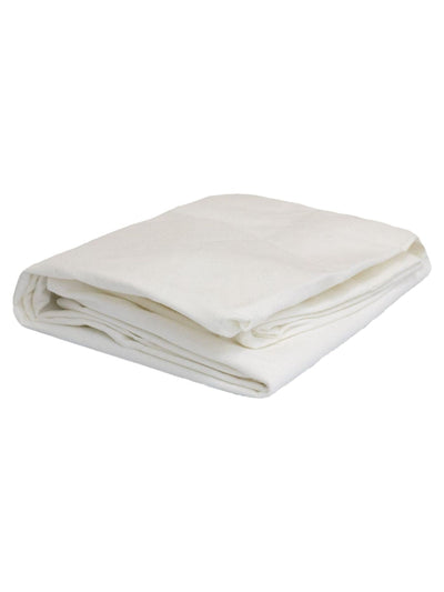 Tutti Bambini White CoZee Go Fitted Waterproof Mattress Protector Sheet 80x120cm
