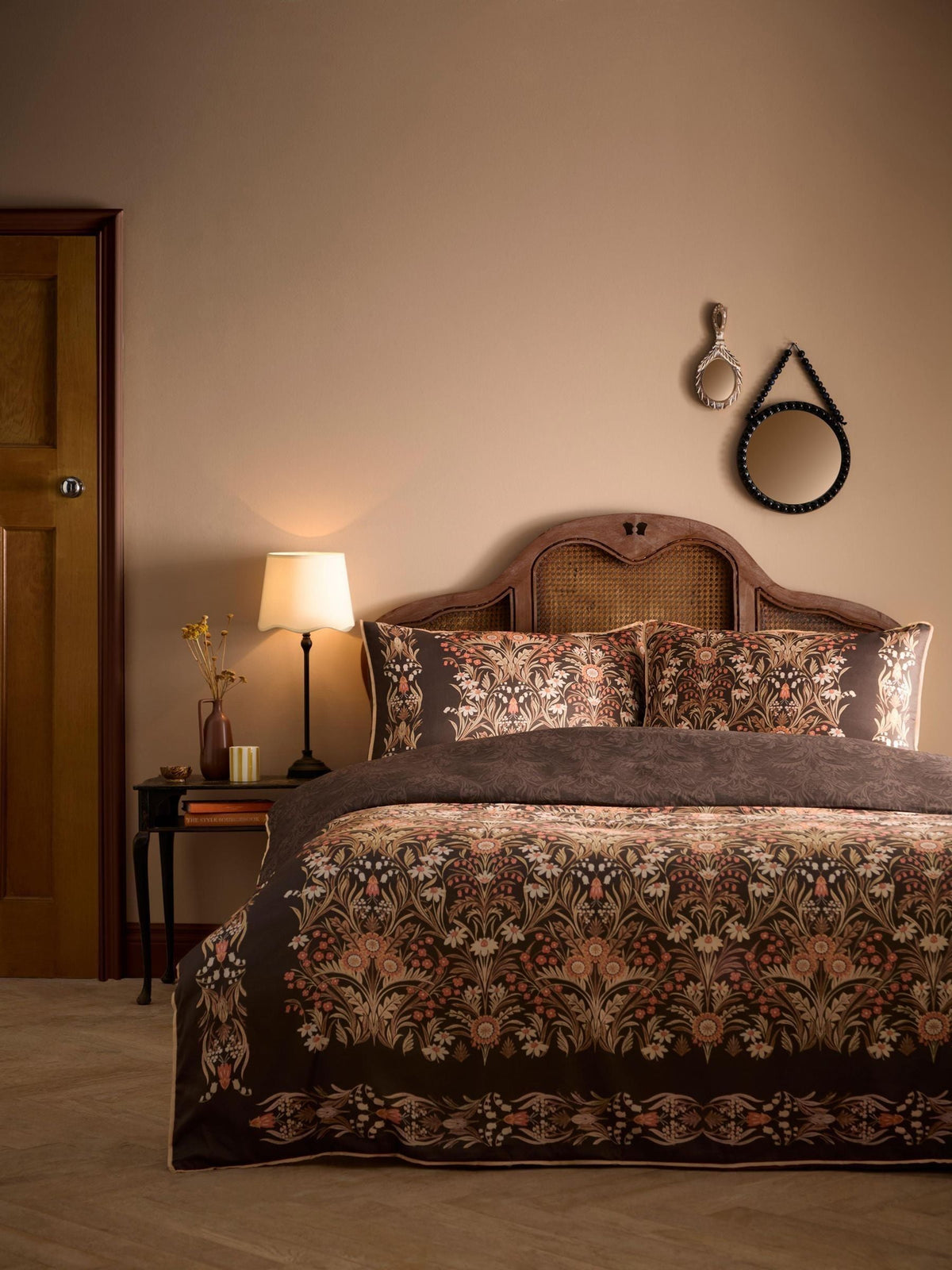 Appletree Chocolate Audrey duvet cover set - British product