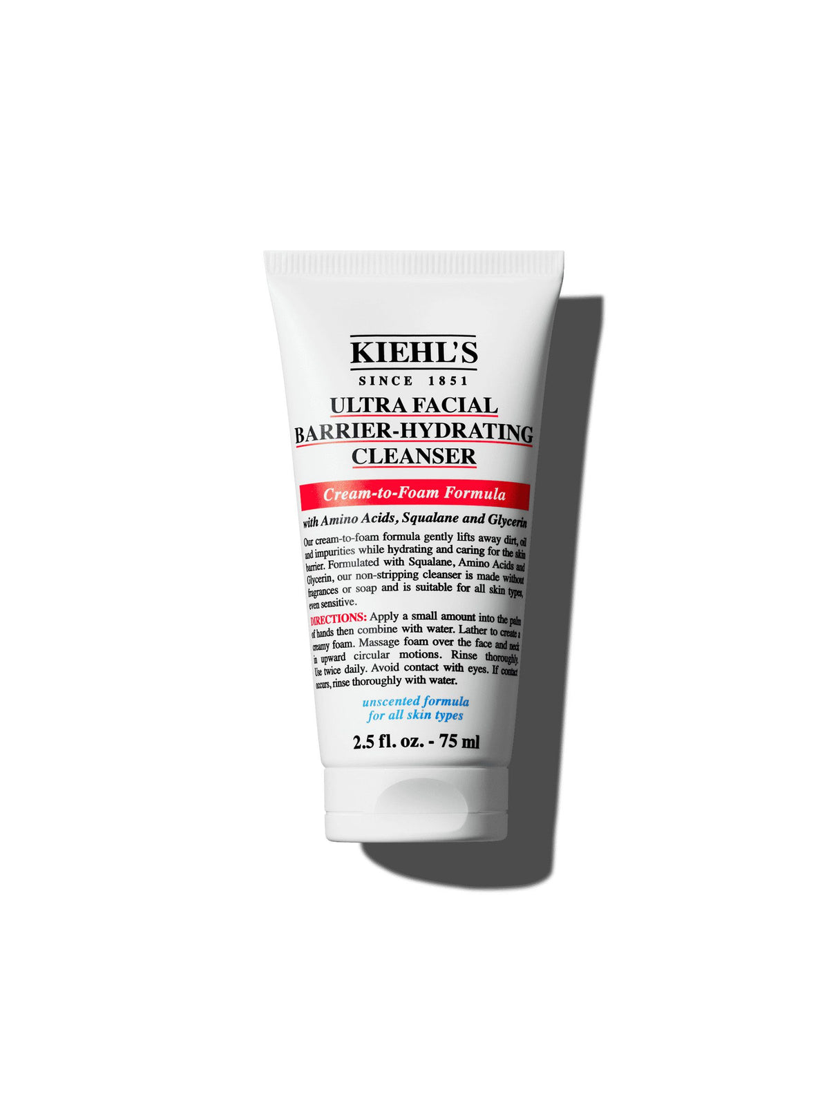 Kiehls Ultra Barrier facial cleanser 75ml, UK version