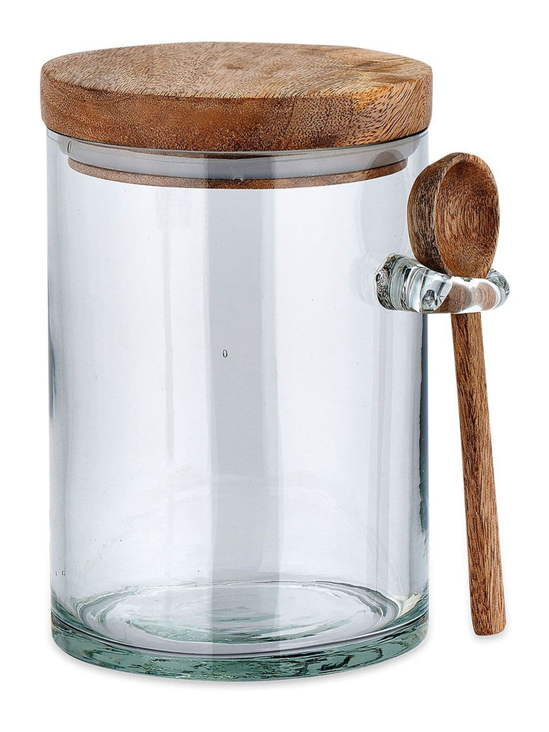 Nkuku Clear Kossi Storage Large Jar