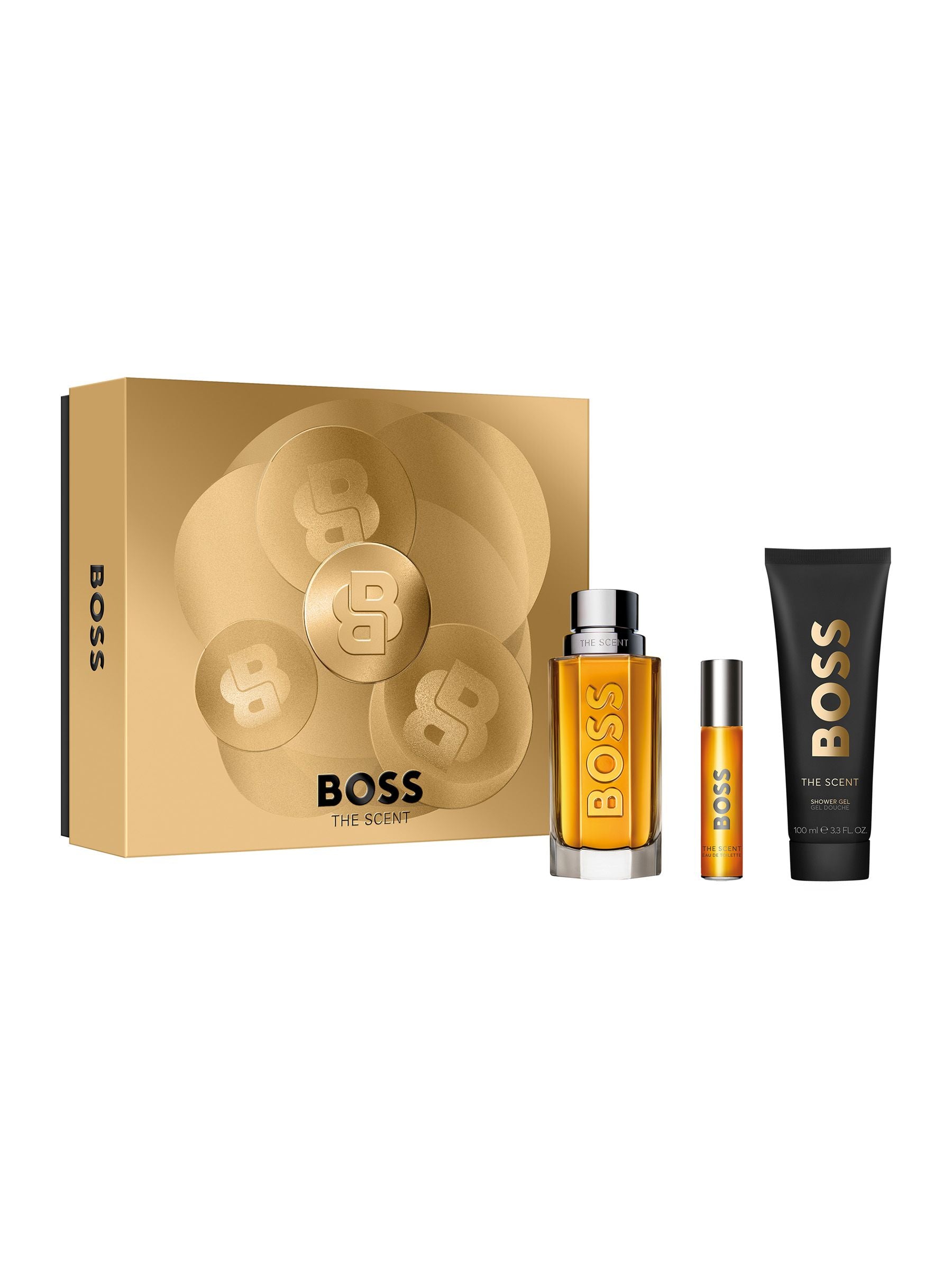 BOSS The Scent men's Eau de Toilette gift set 100ml - British product