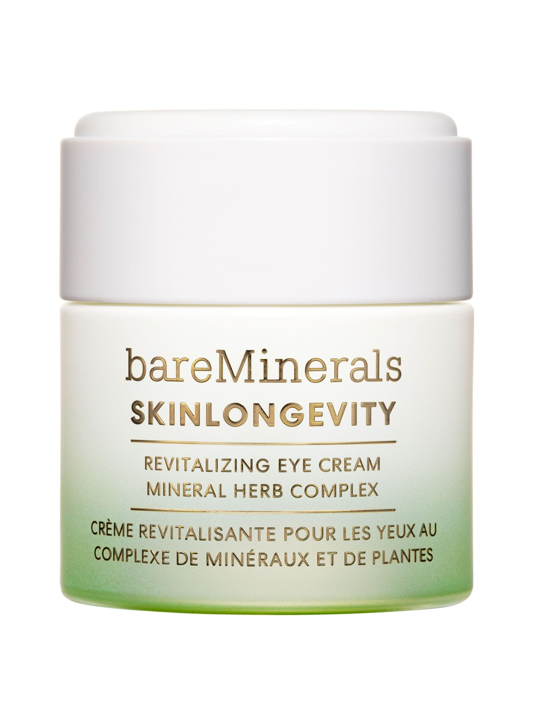 bareMinerals SKINLONGEVITY Revitalizing Eye Cream Mineral Herb Complex