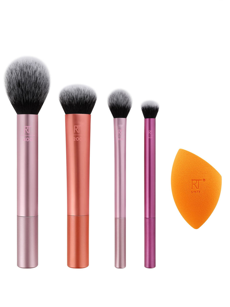 Real Techniques Everyday Essentials Makeup Brush Set, imported from the UK