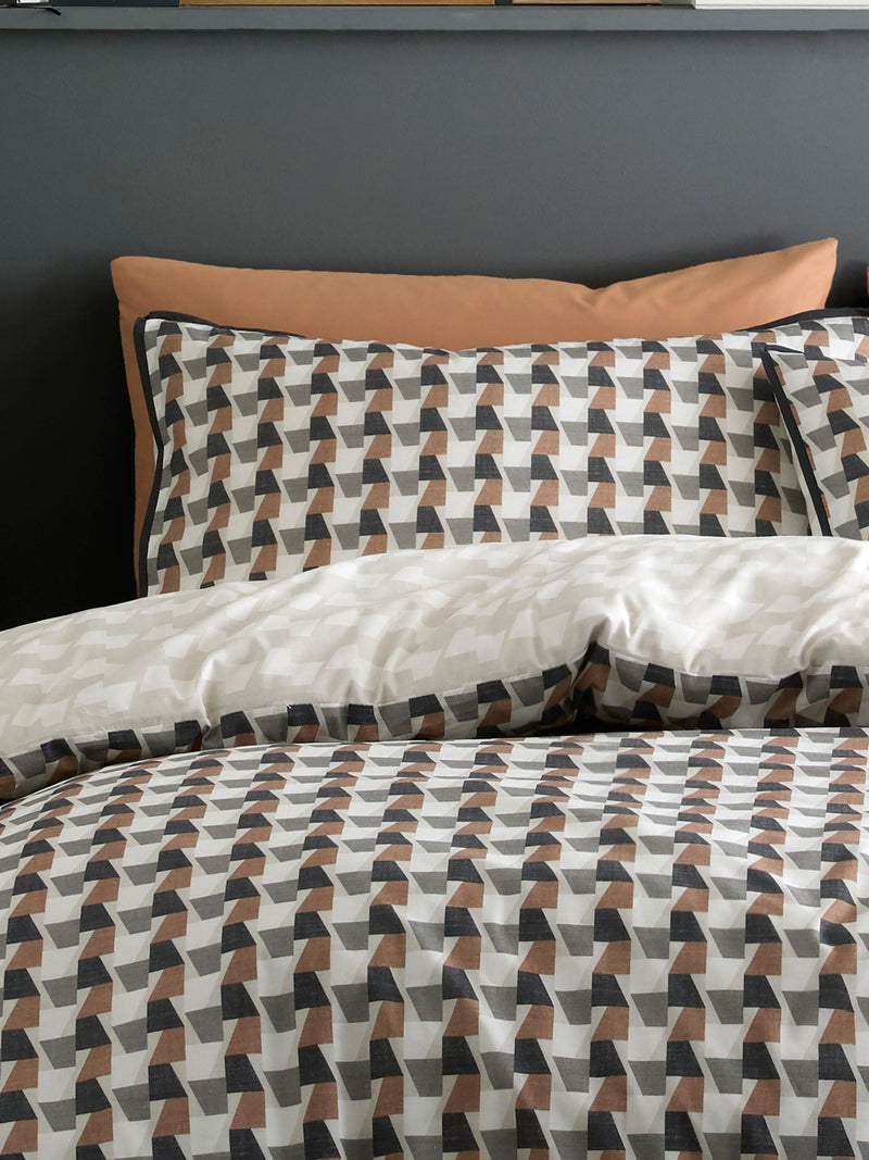 Appletree Brown Jett duvet cover set - British product