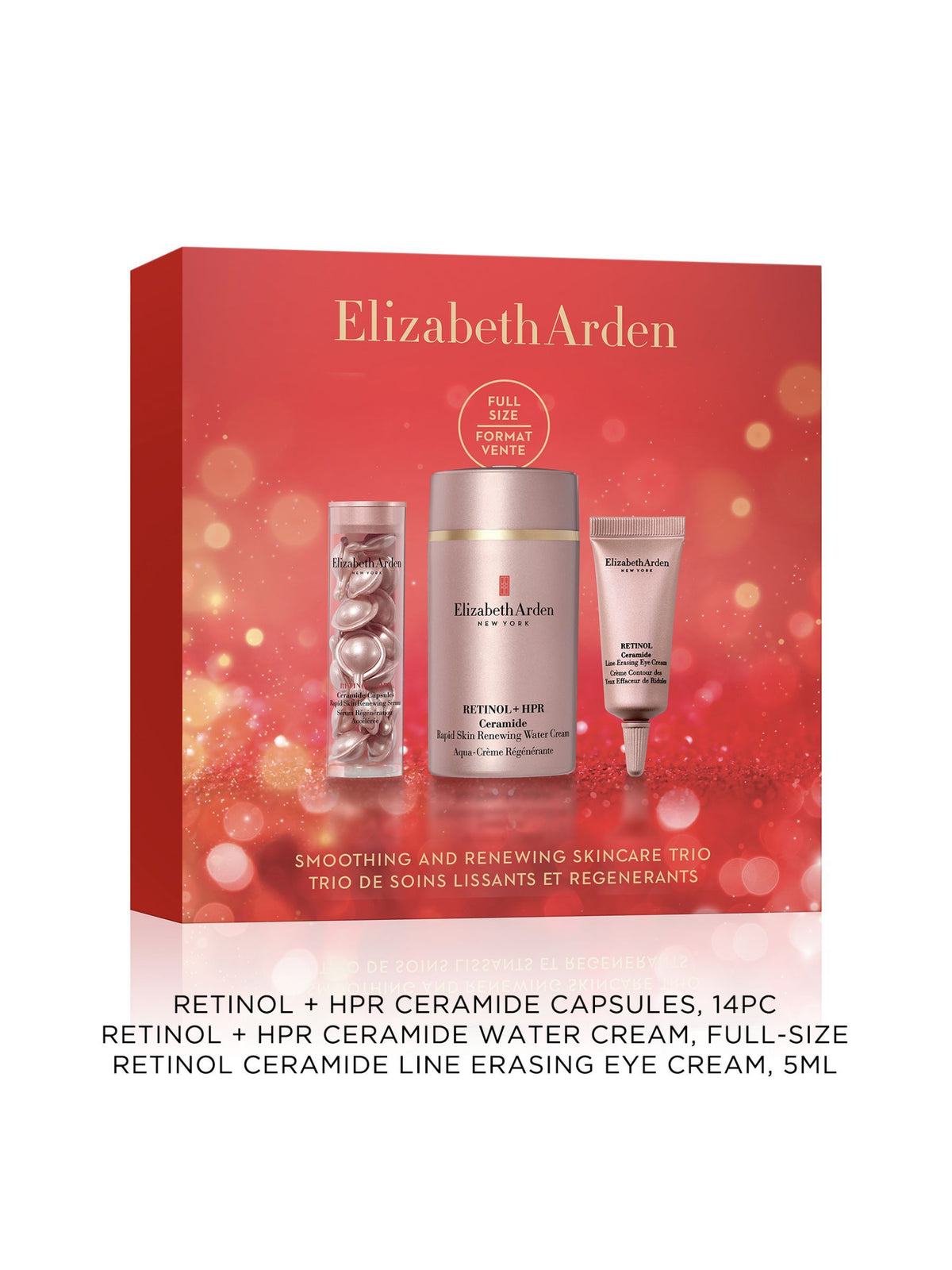 Elizabeth Arden Retinol + HPR Ceramide Renewal 3 Piece Gift Set (Worth over £96.00)