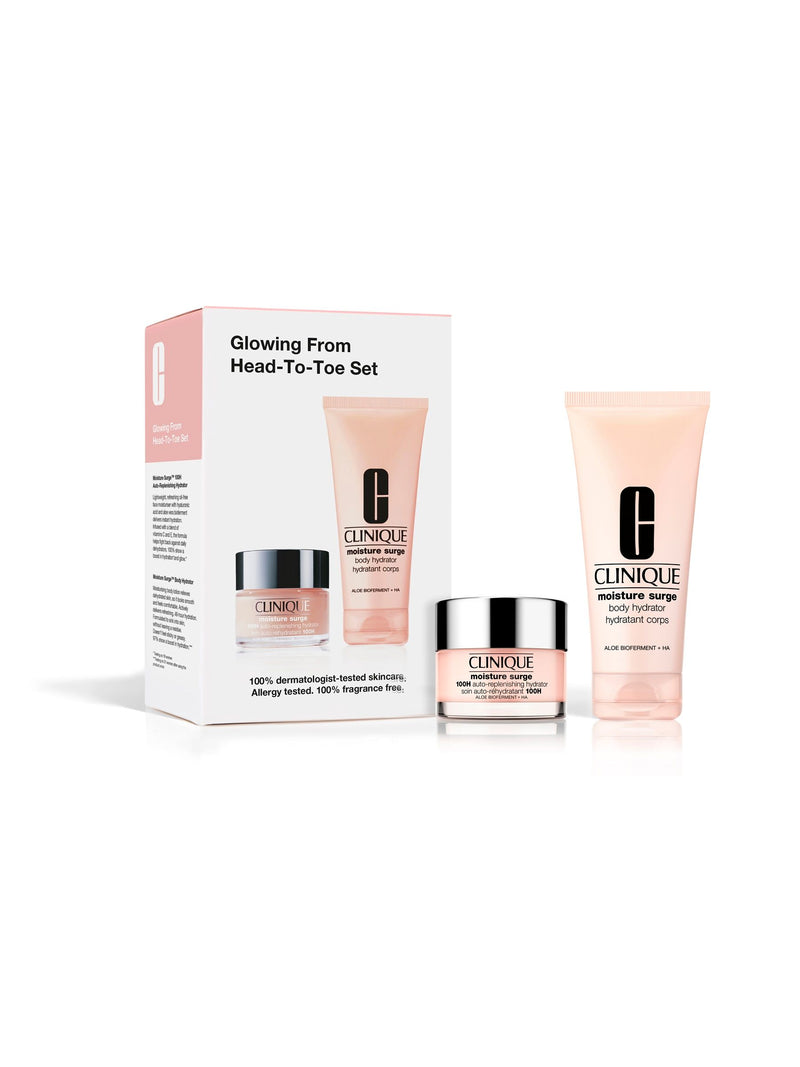 Clinique Glowing From Head To Toe Set (Worth £71)