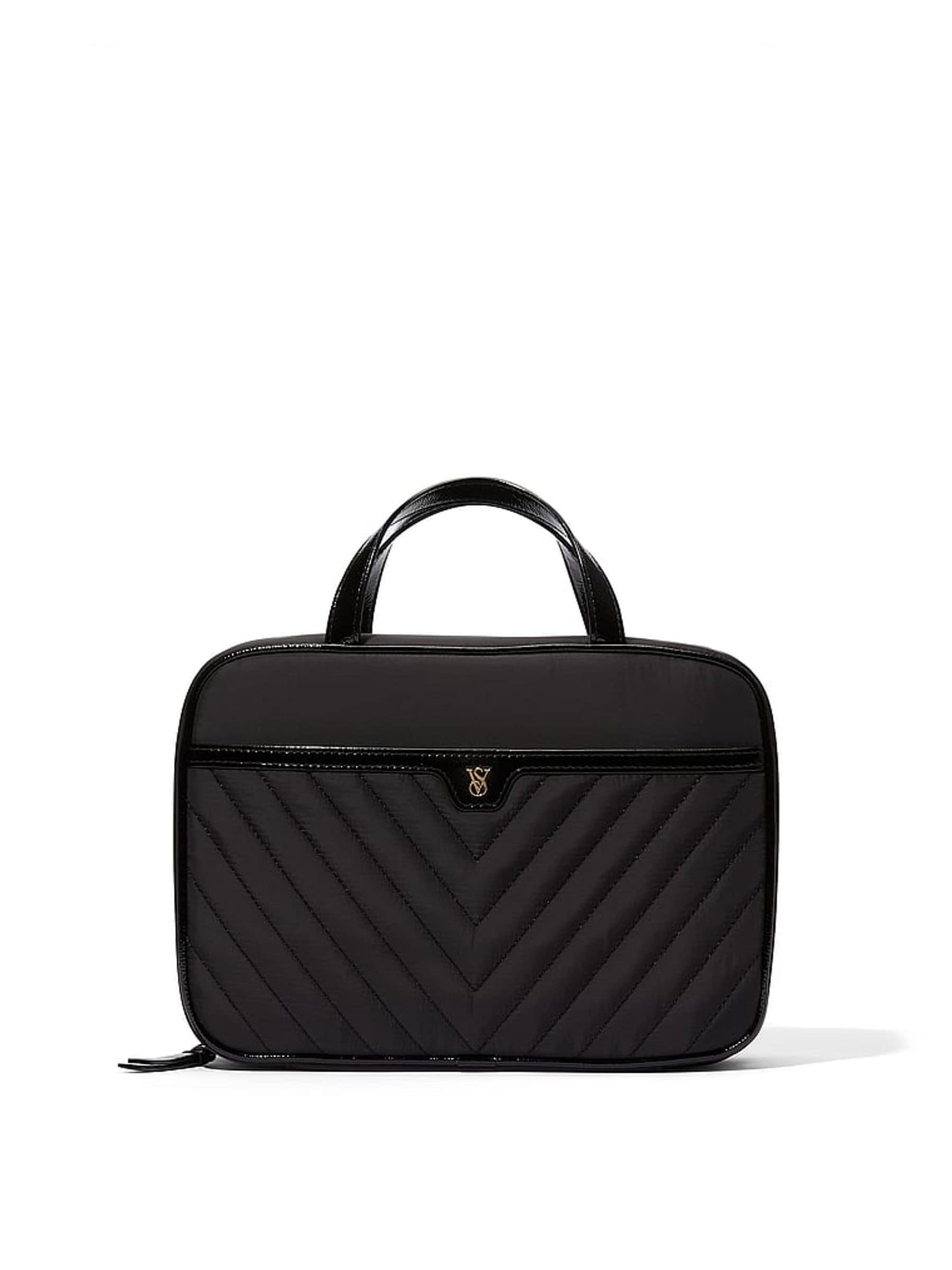 Victoria's Secret Black Jetsetter hanging travel makeup bag (British brand)