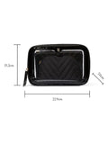 Victoria's Secret Black 3 Piece Makeup Bag Set (British brand)